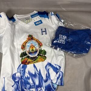 Youth Honduras Shirt and Shorts Uniform Set Size 20 New TT